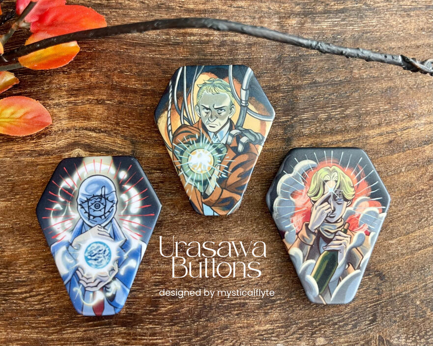 Urasawa Coffin Buttons Urasawa Coffin Buttons