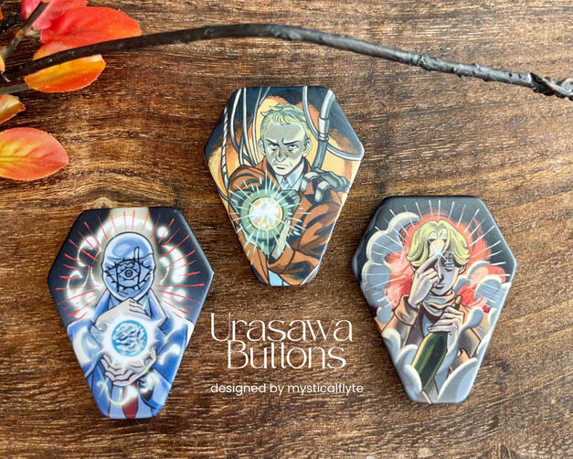 Urasawa Coffin Buttons Urasawa Coffin Buttons